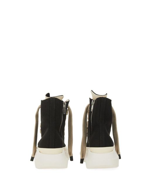 Rick Owens Black "jumbolace Abstract" Sneaker for men