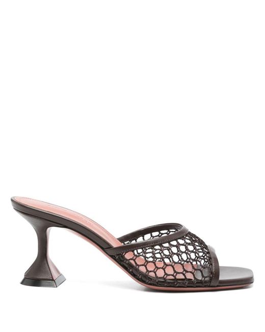 Gucci White Lupita Raffia Mules