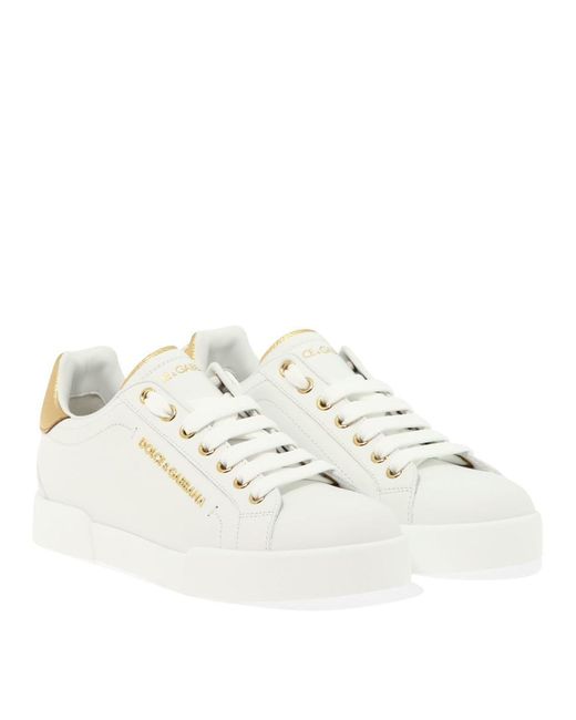 Dolce & Gabbana White "portofino" Sneakers