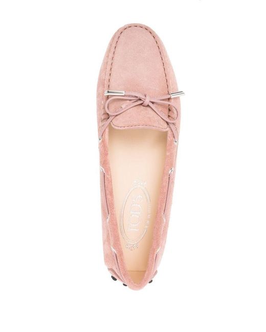 Tod's Pink Loavers Shoes