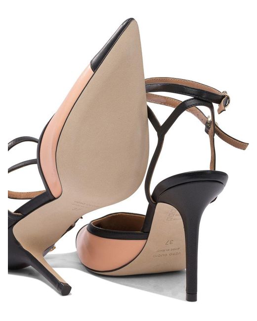 Lella Baldi Metallic Heeled Shoes