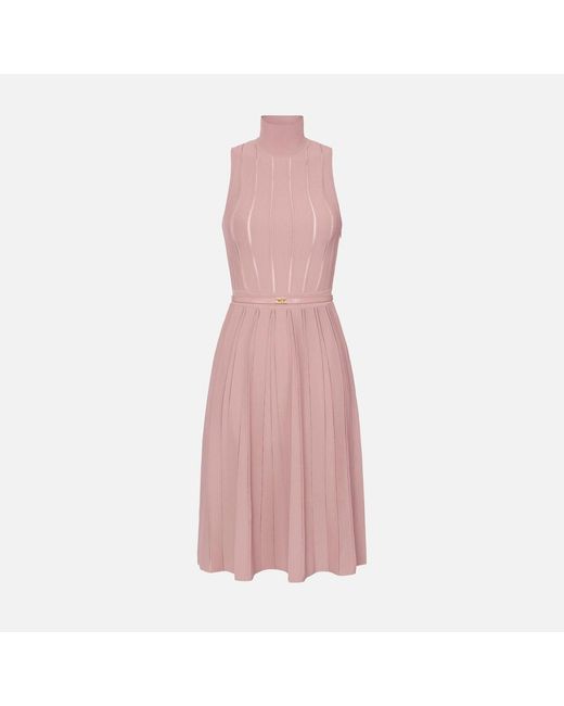 strapless open back dress Floral Ruffle Chiffon Maxi Dress – Princesscore Aesthetic Outfit Pink(Pre-Sale 7days) / L