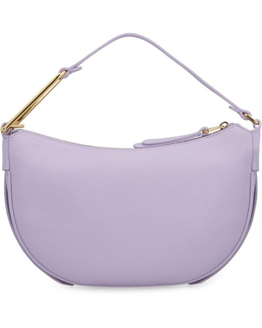 Coccinelle Priscilla Leather Shoulder Bag in Purple | Lyst