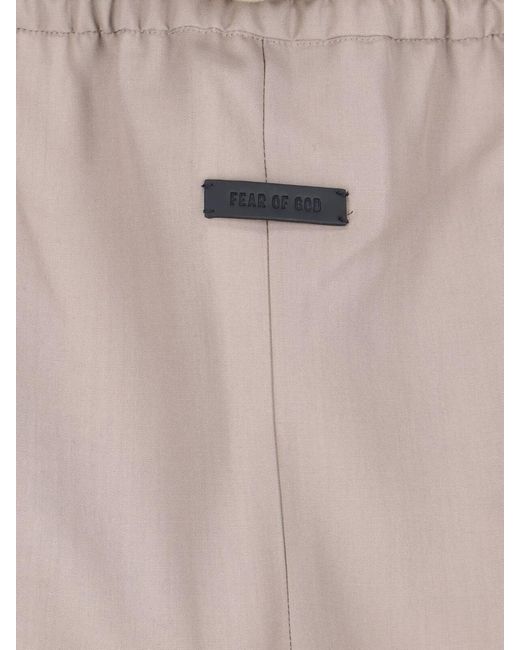 Fear Of God Gray Medium Waist Drawstring Pants for men