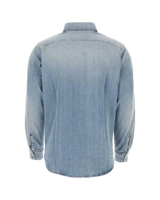 Saint Laurent Blue Camicia for men