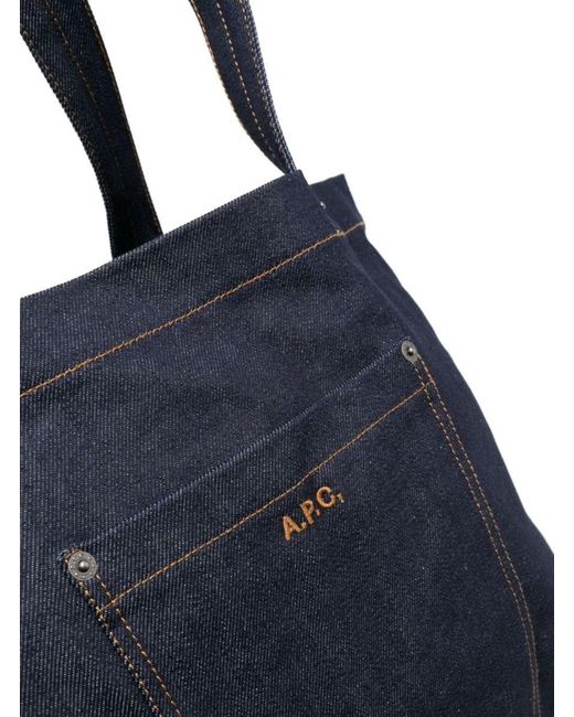 A.P.C. Blue Bum Bags for men