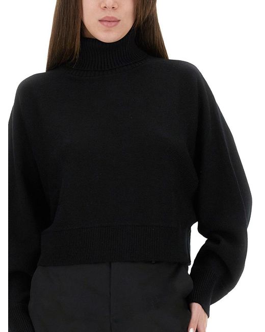 Michael Kors Black Cropped Sweater