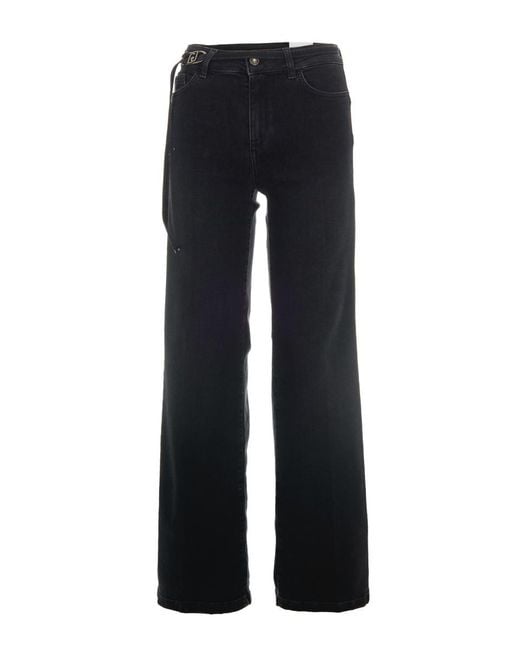 Liu Jo Black Flare Stretch Jeans