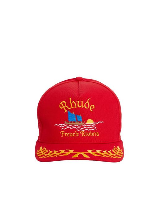 Rhude Red Caps & Hats for men