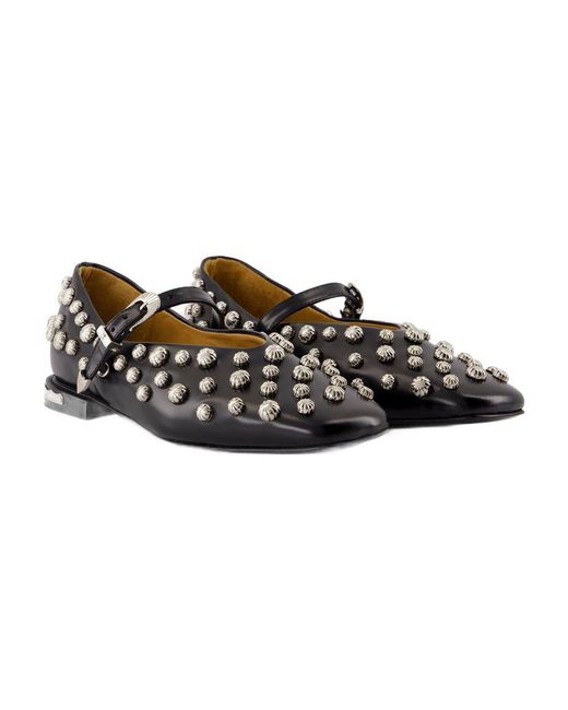 Toga Black Aj1374 Ballerinas