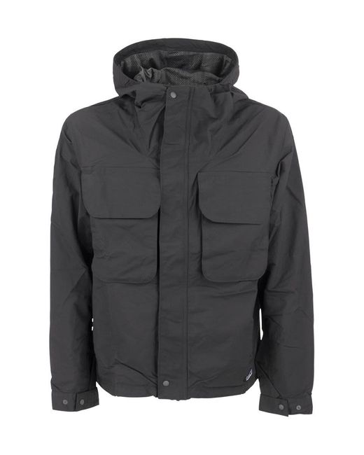 Patagonia Synthetic Isthmus Utility Jacket With Hood in Black for Men ...