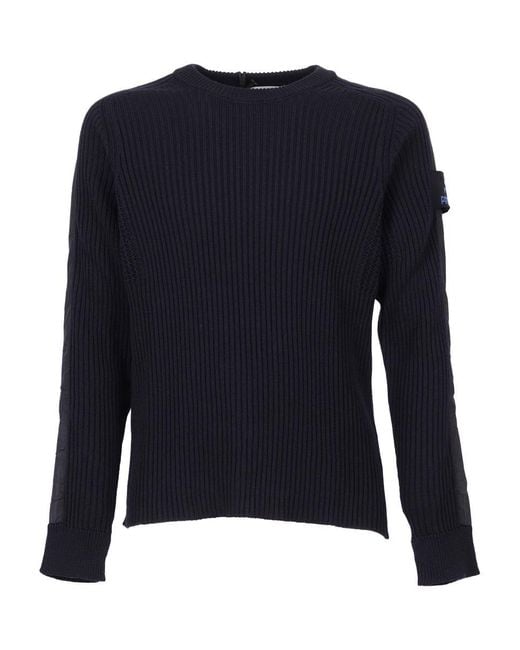 Premiata Blue Girocoll for men