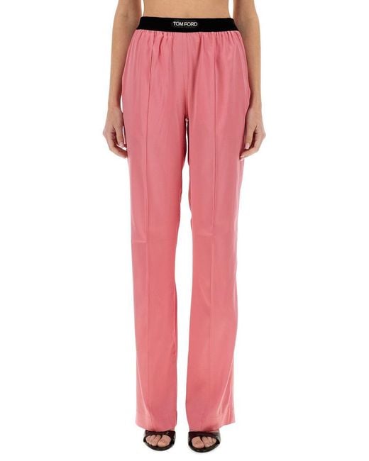 Tom Ford Pink Pj Stretch Pants