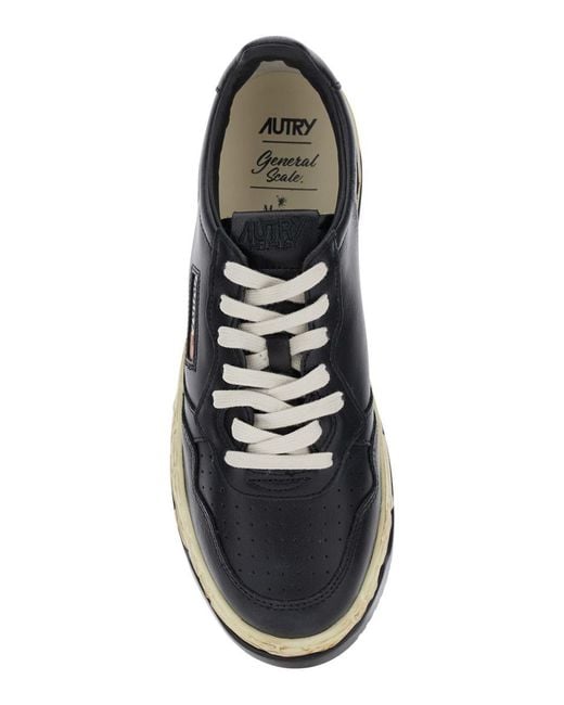 Maison Mihara Yasuhiro Black 'Medalist Low Vintage X Mihara Yasuhiro' Sneakers With Handcrafted Sole for men