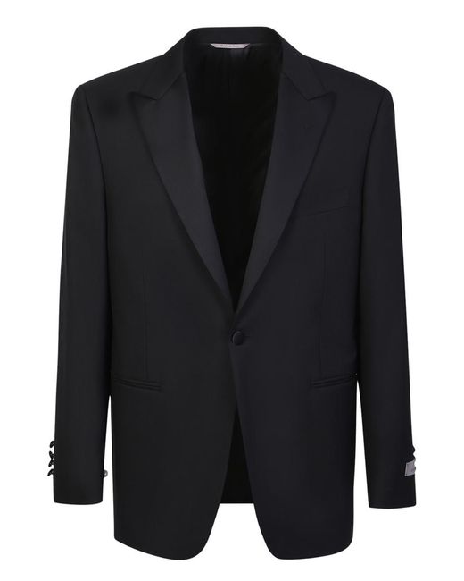 Canali Black Suits for men