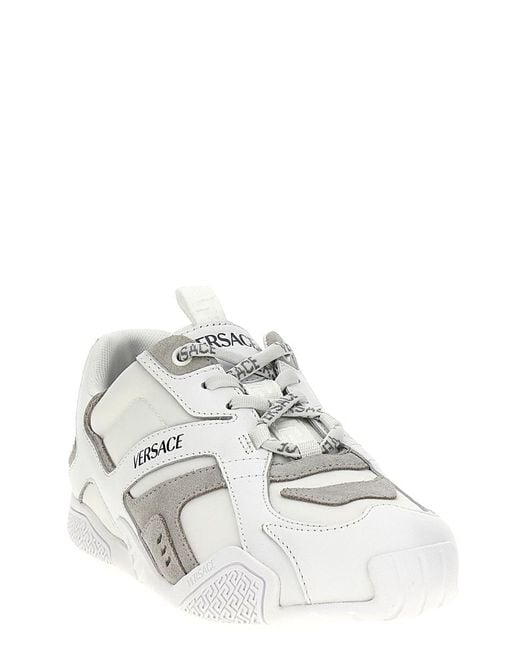 Versace White 'Galaxia' Sneakers