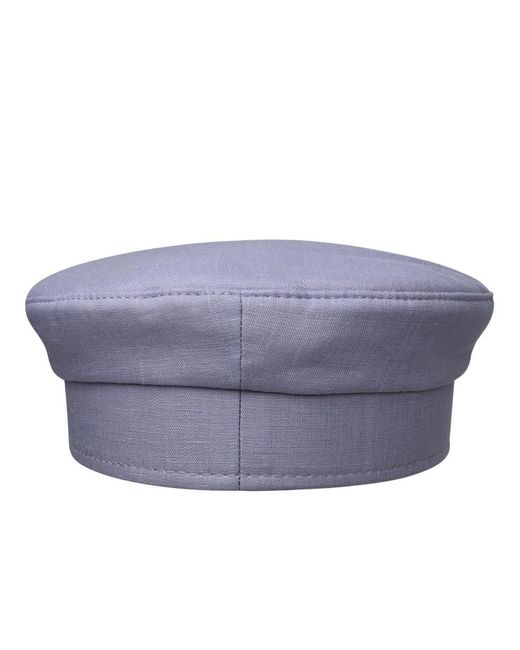 Ruslan Baginskiy Blue Lilac Linen Hat