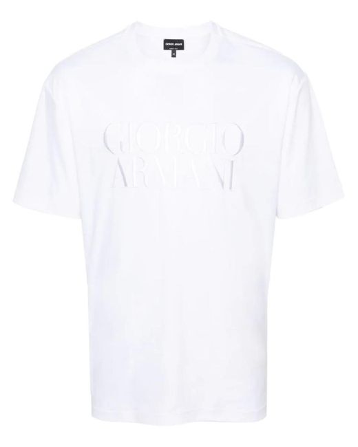 Giorgio Armani White T-Shirt for men