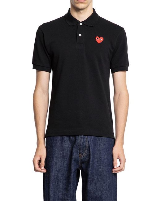 COMME DES GARÇONS PLAY Black T-shirts & Tank Tops for men
