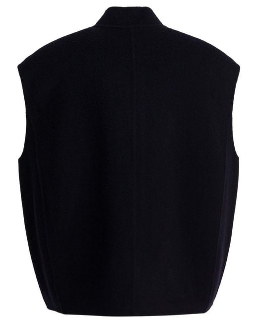 Soeur Blue "Adeline" Sleeveless Jacket