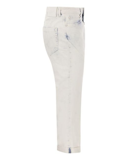 Dondup Gray Koons - Loose Jeans With Jewelled Buttons