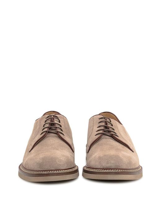 Brunello Cucinelli Brown Derby for men