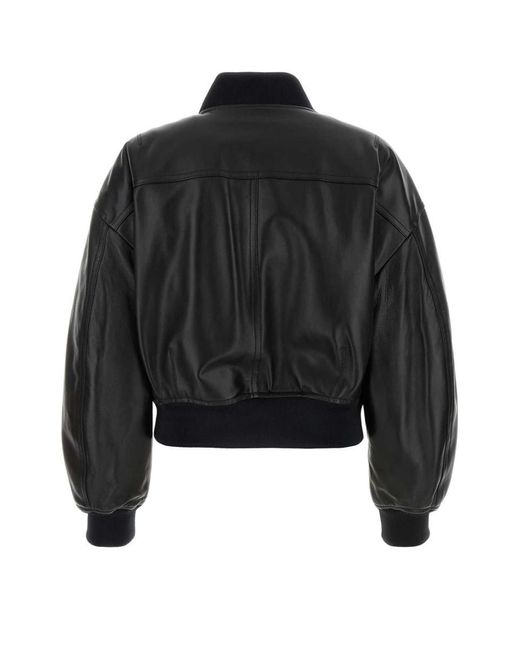 Gucci Black Leather Jackets