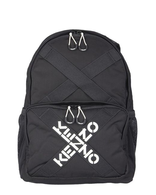 KENZO Synthetic Backpack With Big X Logo in Black for Men Lyst