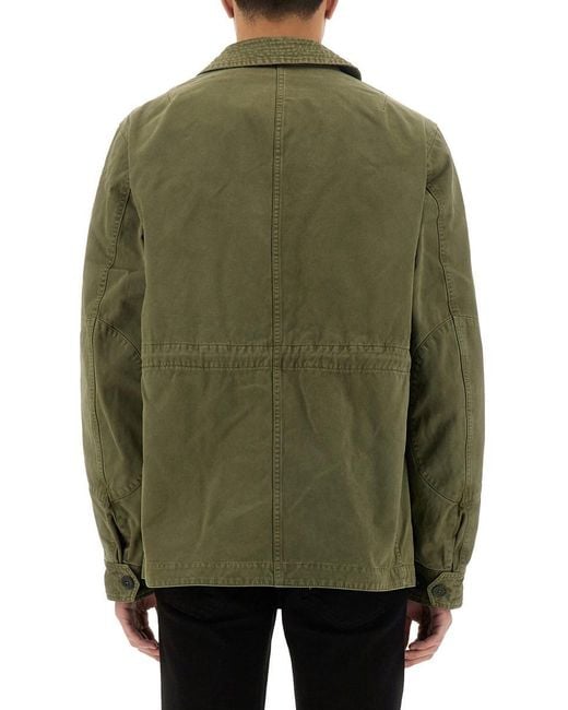 Belstaff Green Cs60 Military Style Jacket for men