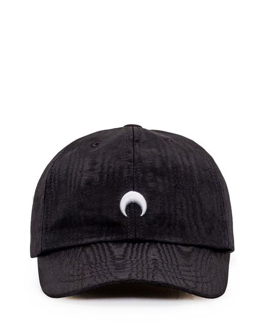 MARINE SERRE Black Baseball Hat