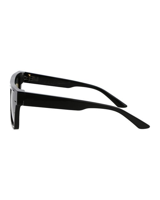 Yohji Yamamoto Black Slook 002 Square Frame Sunglasses
