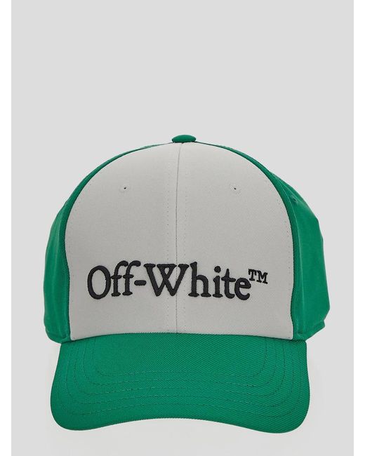 Off-White c/o Virgil Abloh Green Off- Hats for men