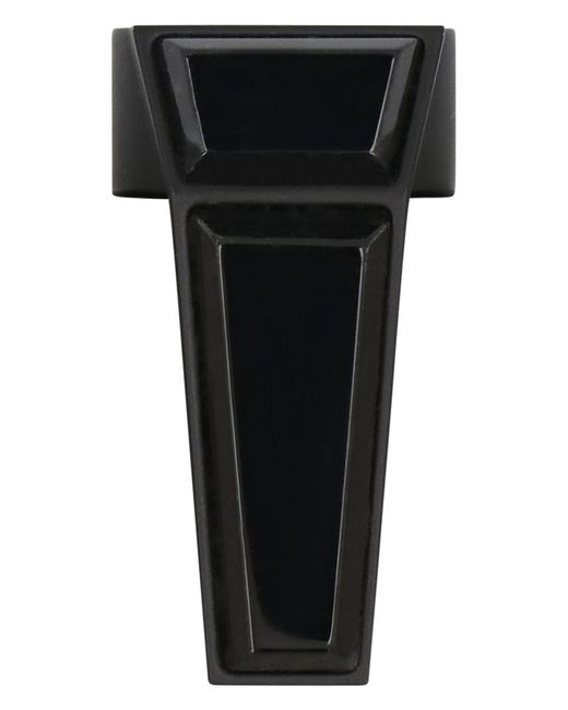 Rick Owens Black Brass Ring for men