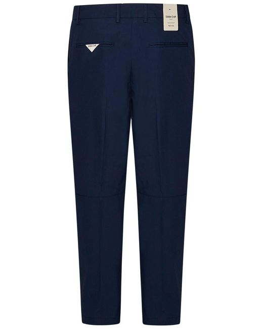 GOLDEN CRAFT Blue Charles Trousers for men