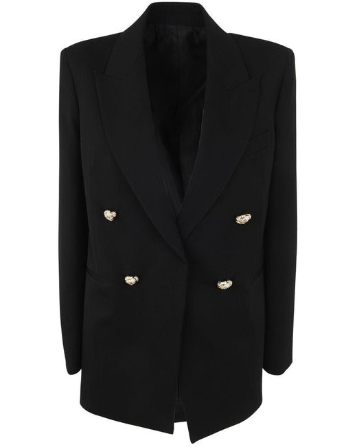 Lanvin Black Double Breasted Tailored Jacket
