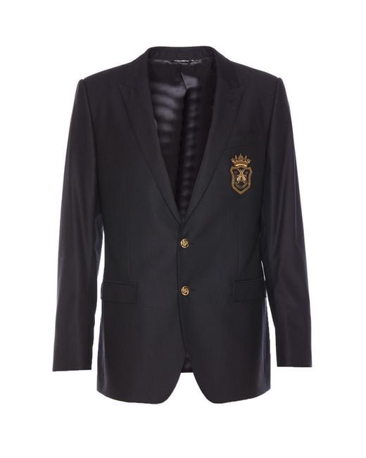 Dolce & Gabbana Black Jackets for men