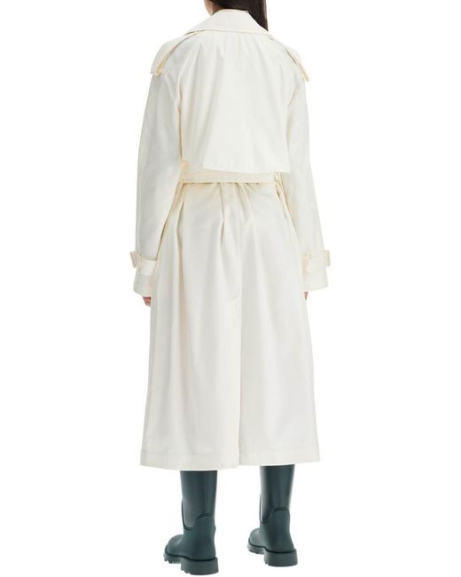 Burberry Natural Silk Trench Coat