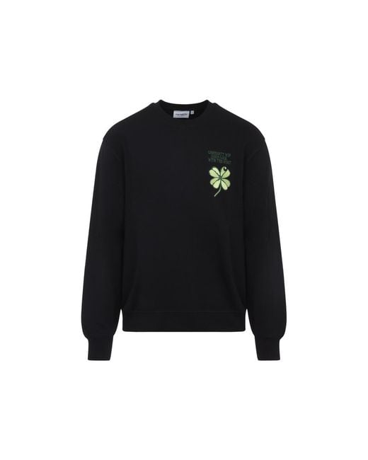 Carhartt Black Printed Sweatshirt for men