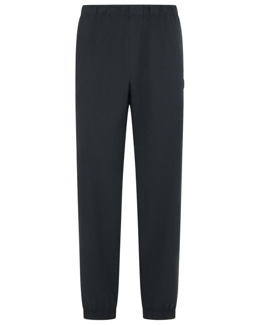 Moncler Blue Black Polyamide Blend Trousers for men