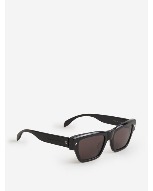 Alexander McQueen Gray Square Sunglasses for men