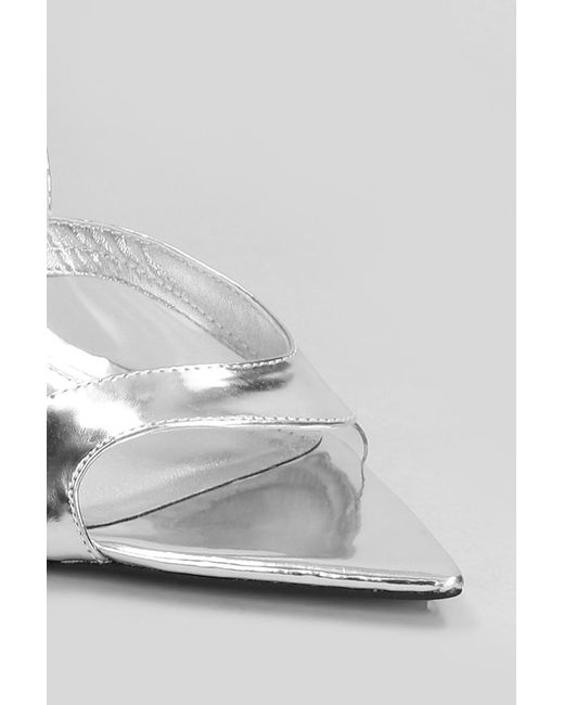 SCHUTZ SHOES White Ruber Mid Sandals