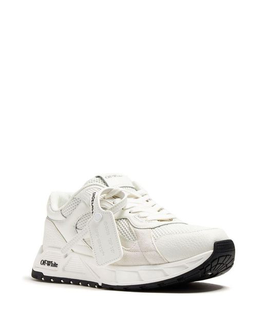 Off-White c/o Virgil Abloh White Off- Mesh Kick Off Sneakers for men