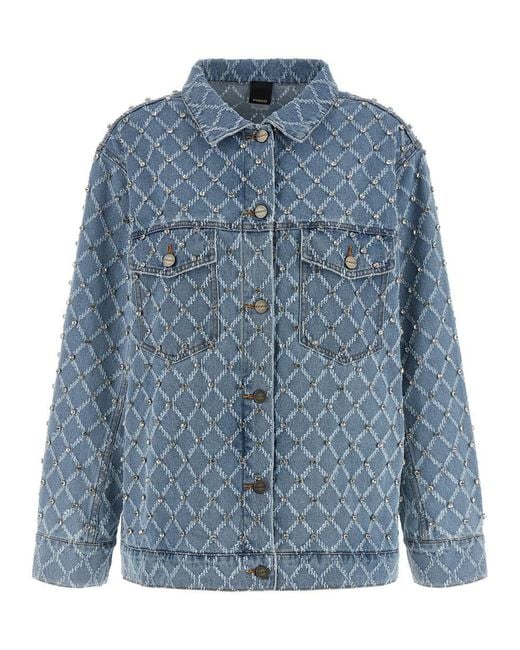 Pinko Blue 'pifferaio' Overshirt