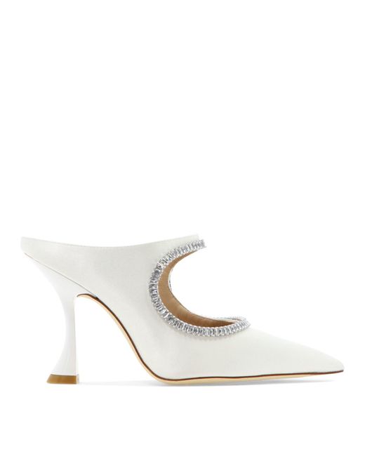 stuart weitzman white mules