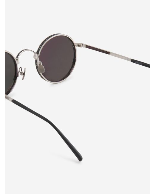 Matsuda Gray M3100 Oval Sunglasses for men