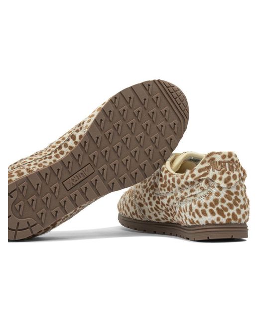 Autry Natural Windspin Low Wom Pony/Nylon Anim/Ivory