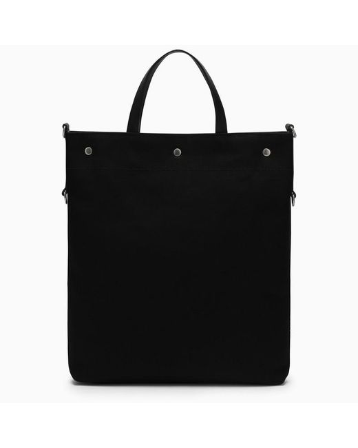 Saint Laurent Black Tote Logo Bags for men