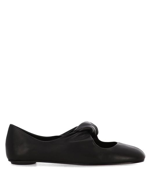 Alexander McQueen Black Flat Shoes