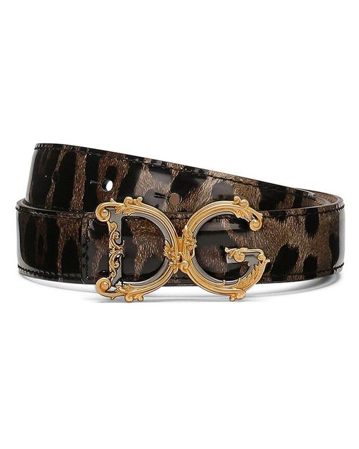 Dolce & Gabbana Black Belt Accessories