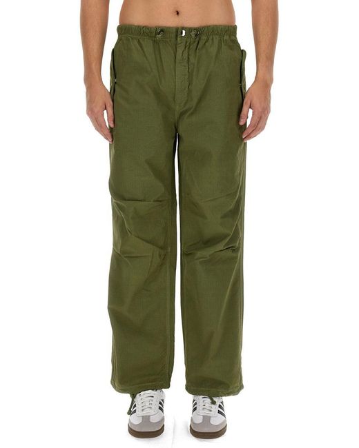 AMISH Green Parachute Pants for men